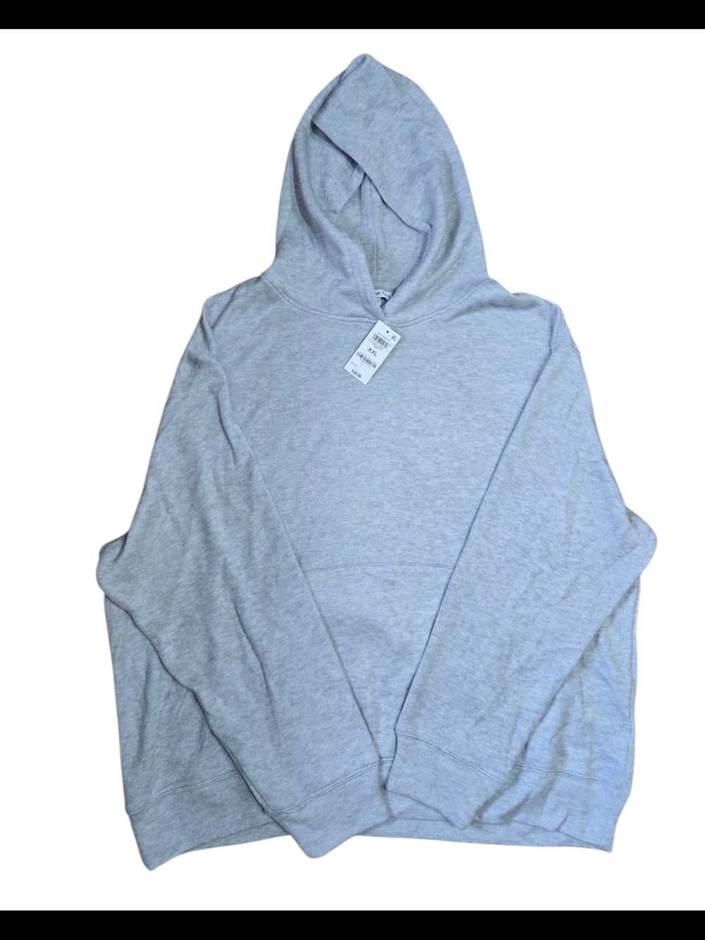 Men's Light Gray Crewneck Hoodie Sweater